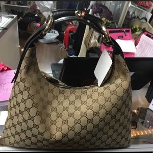 Gucci Horsebit Hobo Medium Size